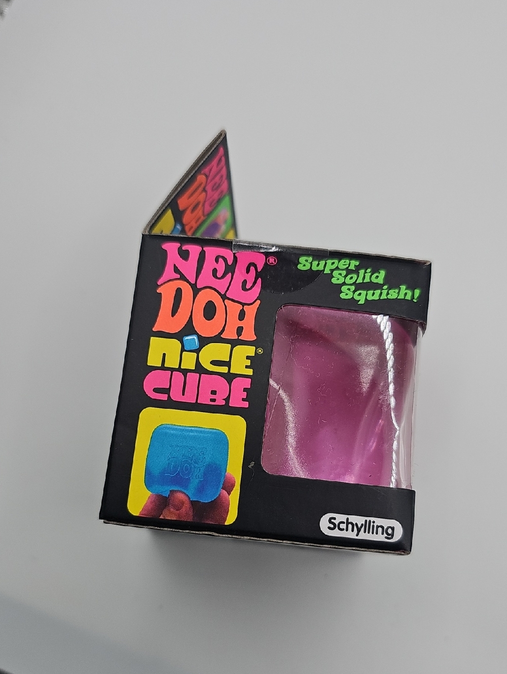 NEEDOH Nee Doh Nice Cube Pink NIB SEALED - Picture 3 of 5